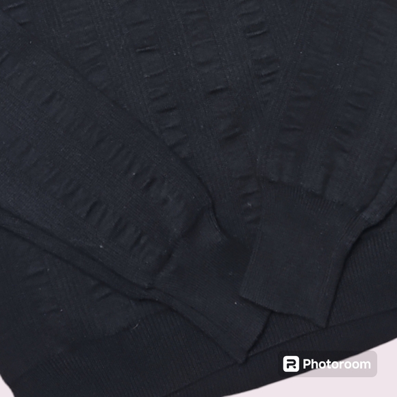 Sam Edelman Women Black Long Sleeve Sweater Size Small - Picture 4 of 7